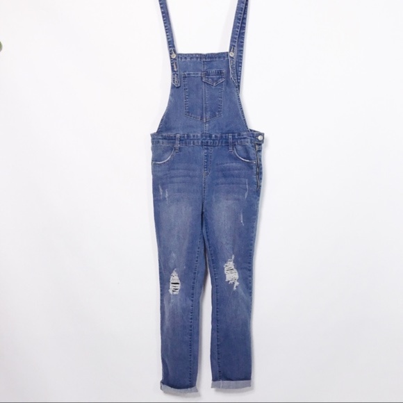 I & M Jeans Denim - I & M Jeans Denim Overalls Medium